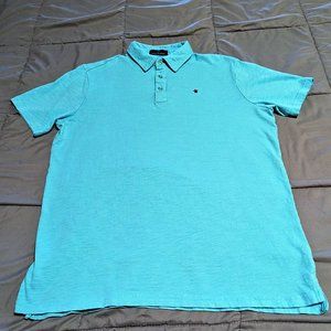Simply Southern Men's Mint Green Short Sleeve Polo Shirt Medium